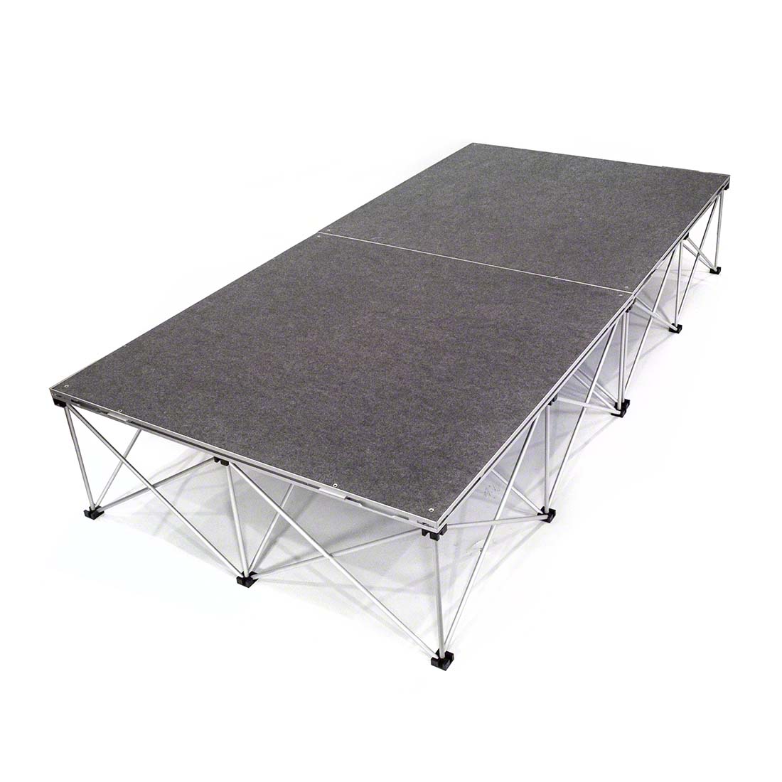 IntelliStage Lightweight 4'x8' Portable Stage Kit (2 - 4'x4' Units)