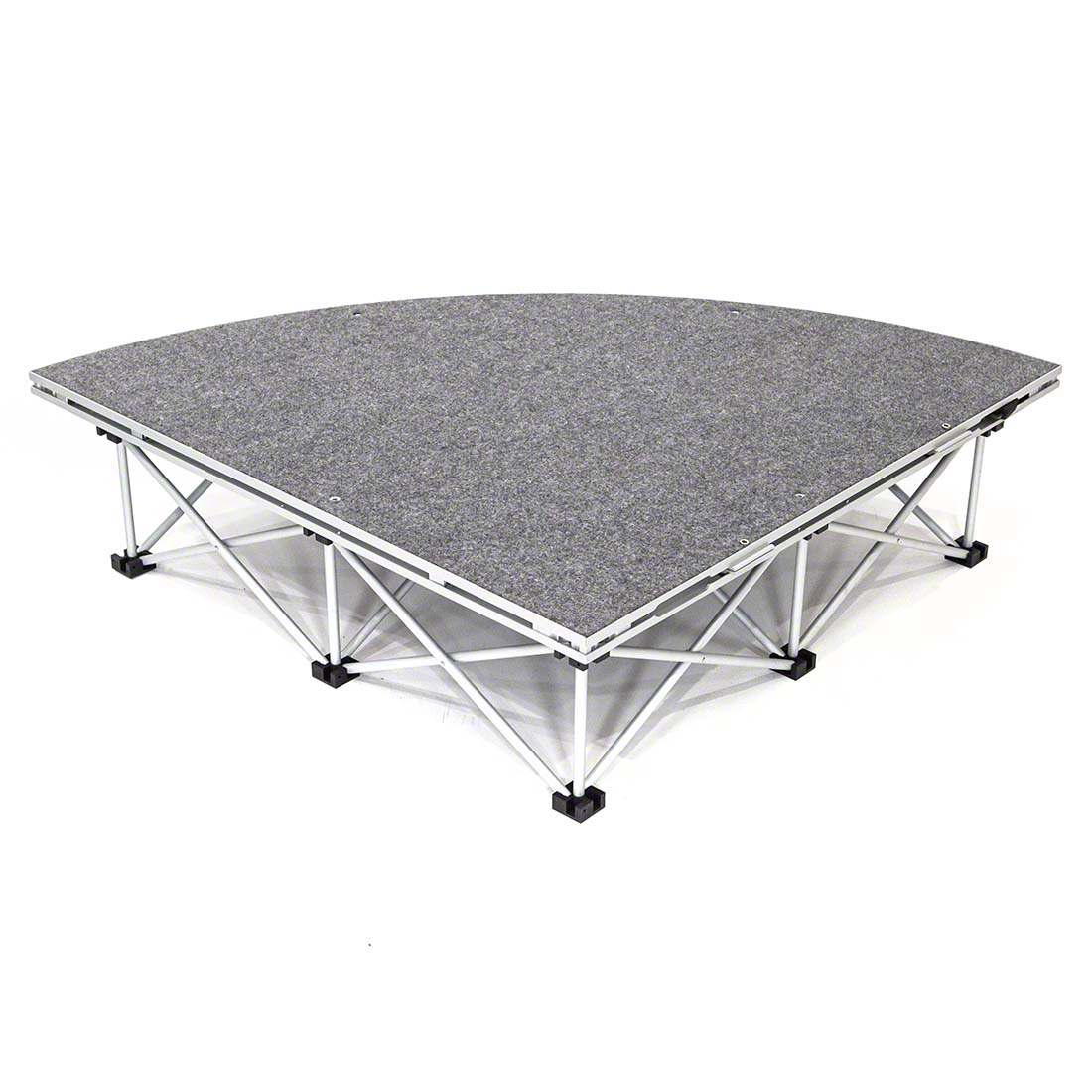 IntelliStage Lightweight 4' Quarter Round Portable Stage Unit
