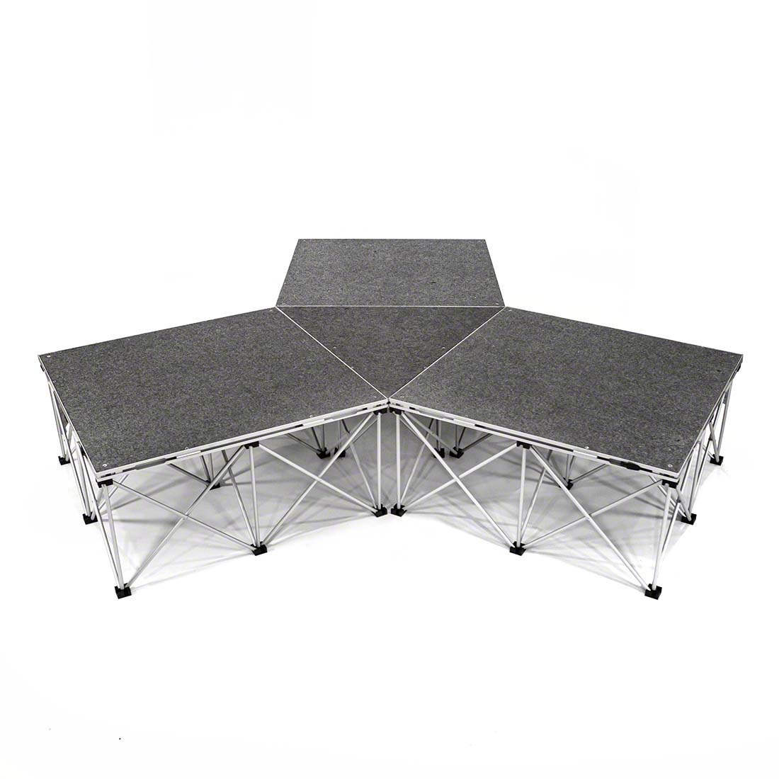 IntelliStage ISTPC4/ISTPT4 4' Equilateral Triangle Stage Platform