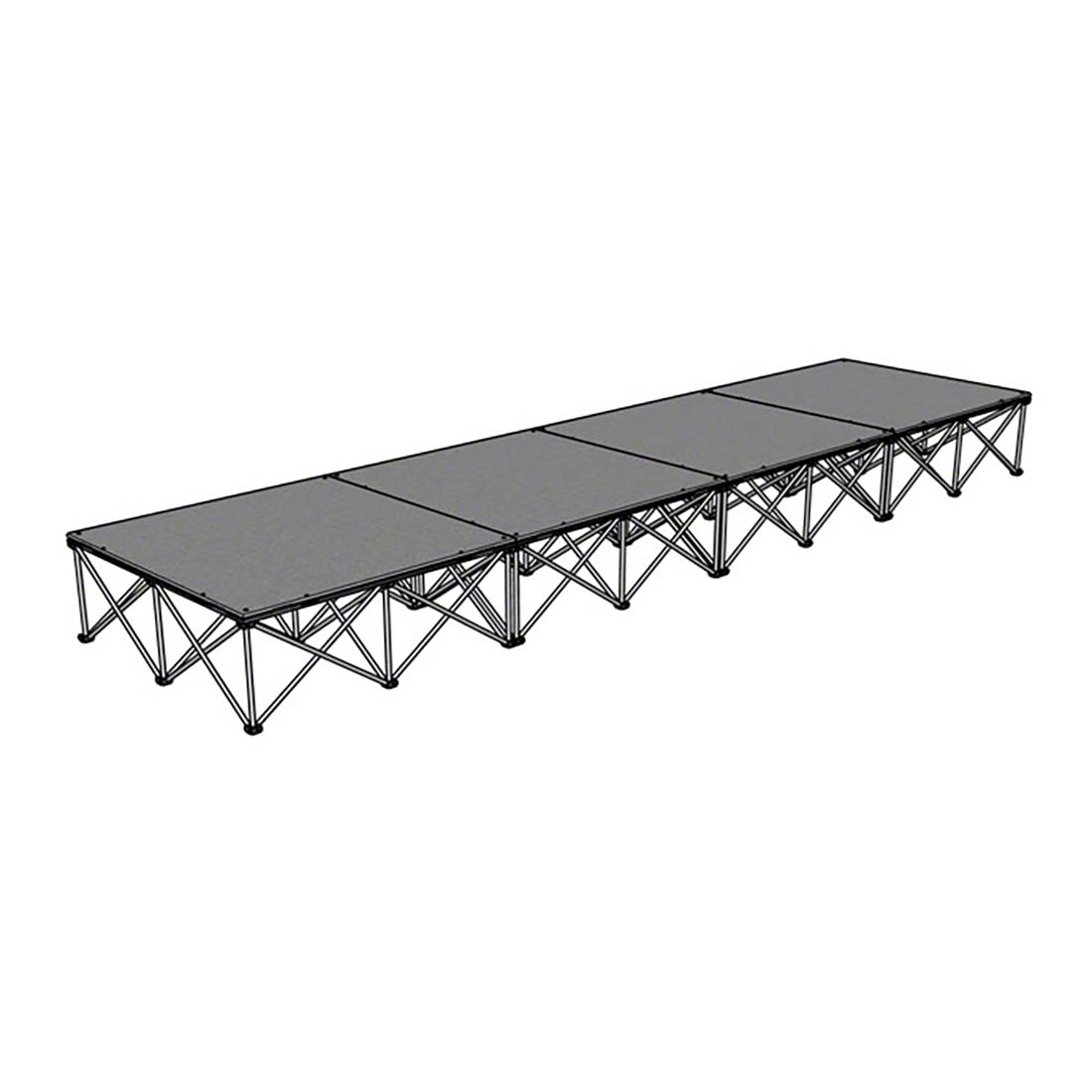 IntelliStage Lightweight 4'x16' Portable Stage System