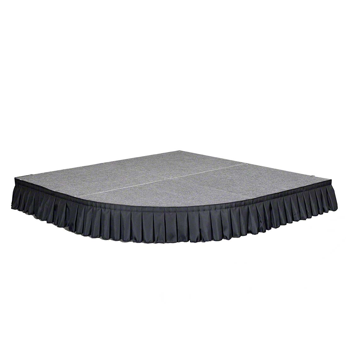 StageDrop 6'x6' Rounded Corner Stage Package