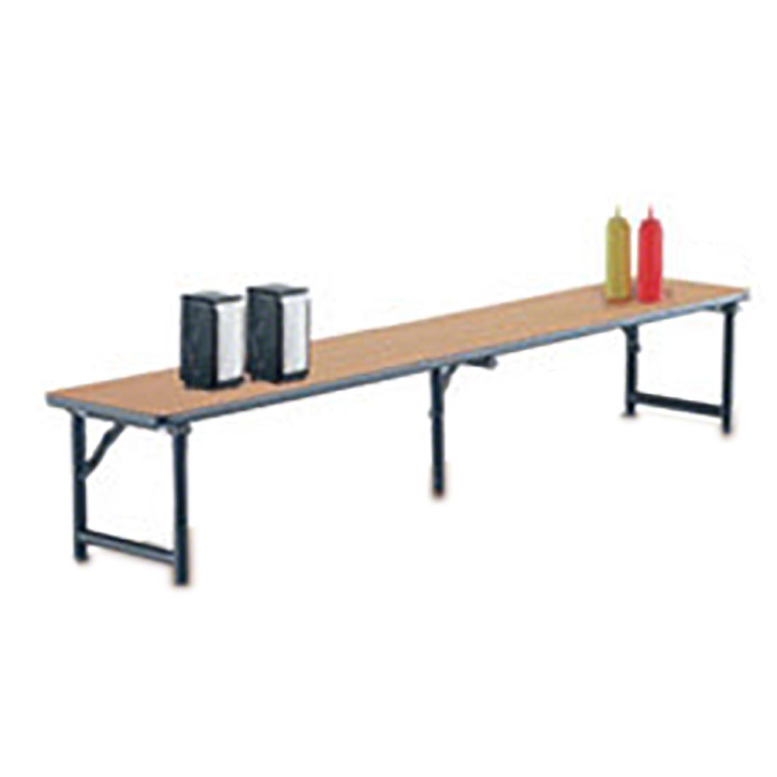 Midwest Folding 12"x96" Riser Shelf for Mobile Utility Table, Laminate