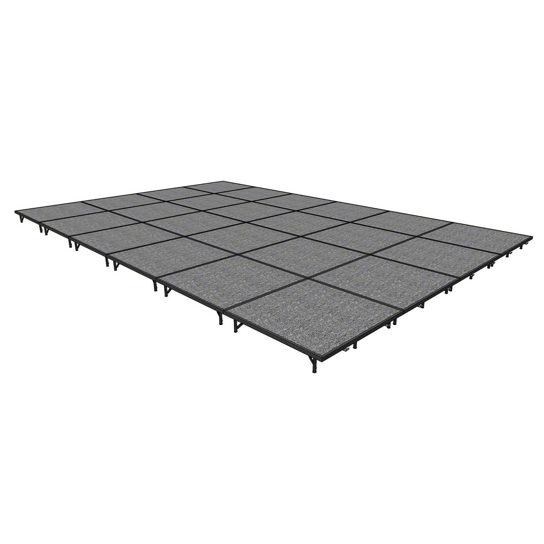 Midwest Folding TransFold 16'x24' Portable Stage Kit, 8