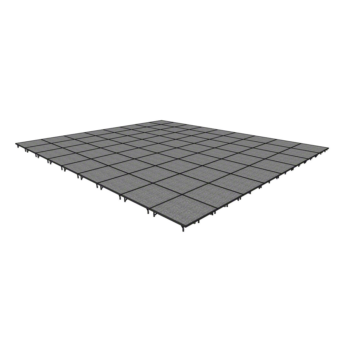 Midwest Folding TransFold 32'x36' Portable Stage Kit, 8" High (4'x4' Units)