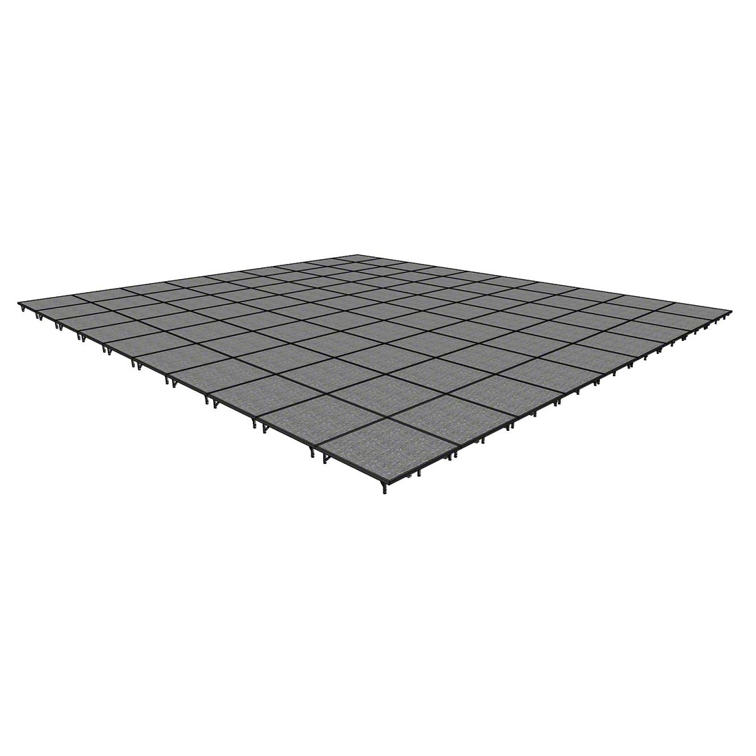 Midwest Folding TransFold 36'x40' Portable Stage Kit, 8" High (4'x4' Units)