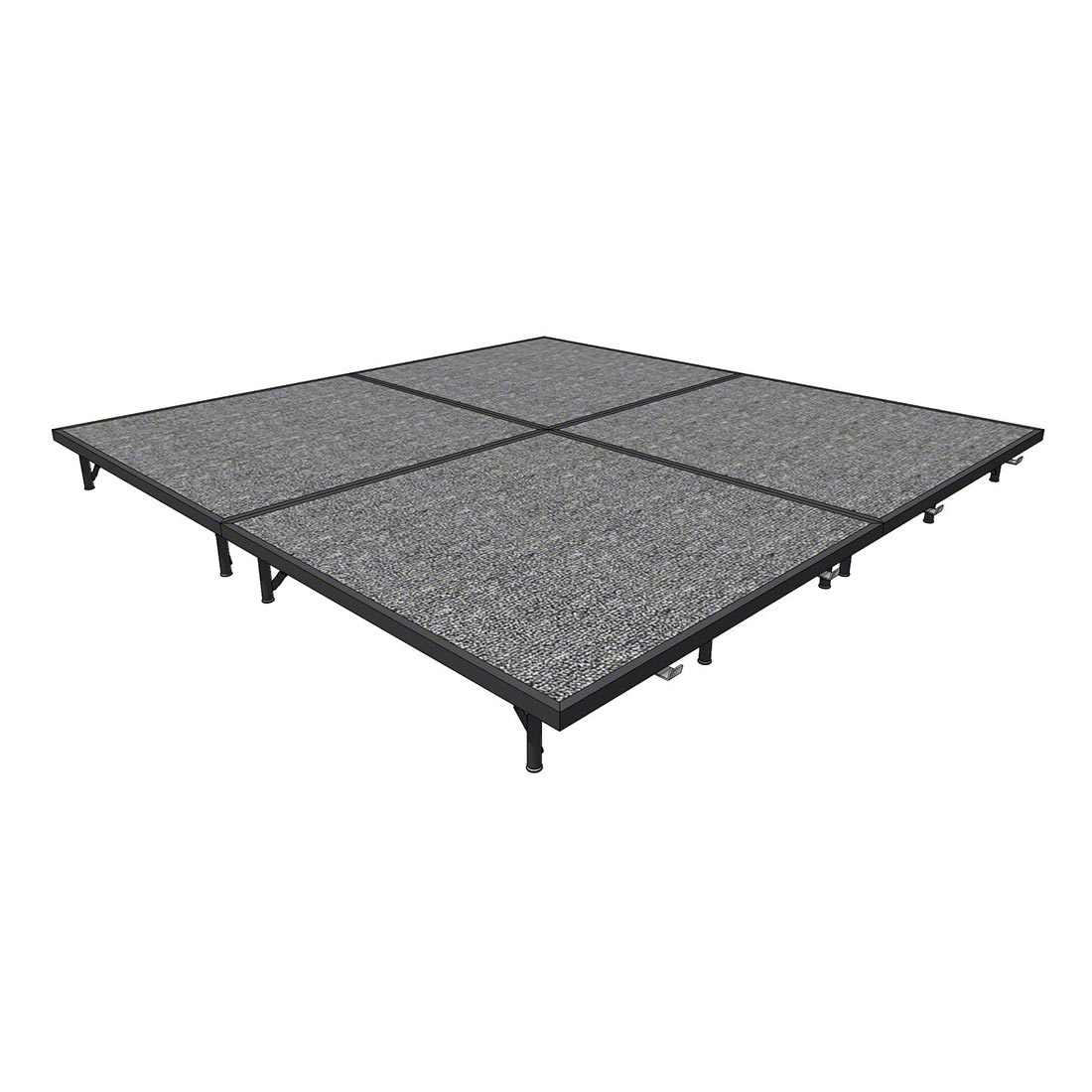 Midwest Folding TransFold 8'x8' Portable Stage Kit, 8" High (4'x4' Units)