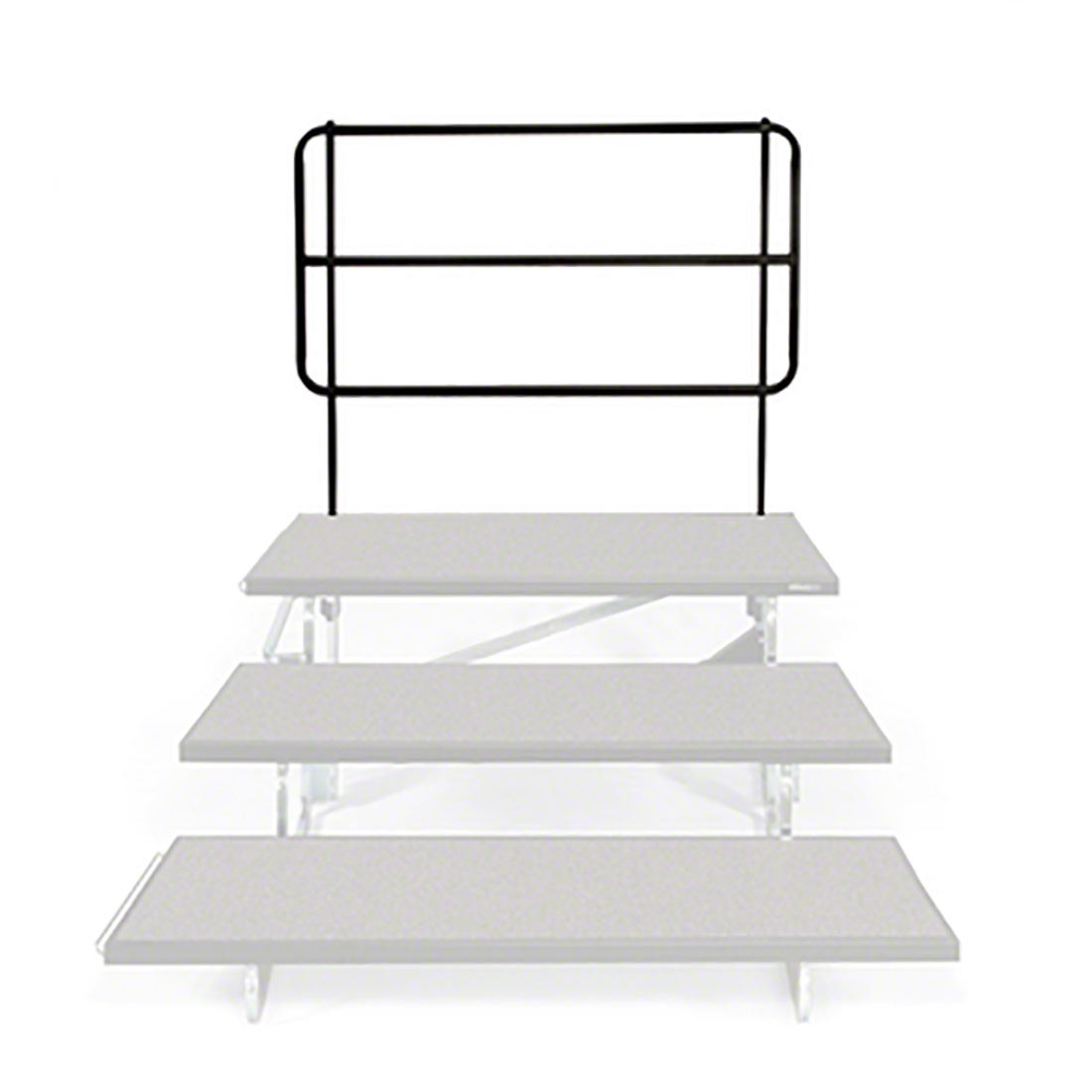 Midwest Folding TransFold Back Guard Rail for 3-Tier 72