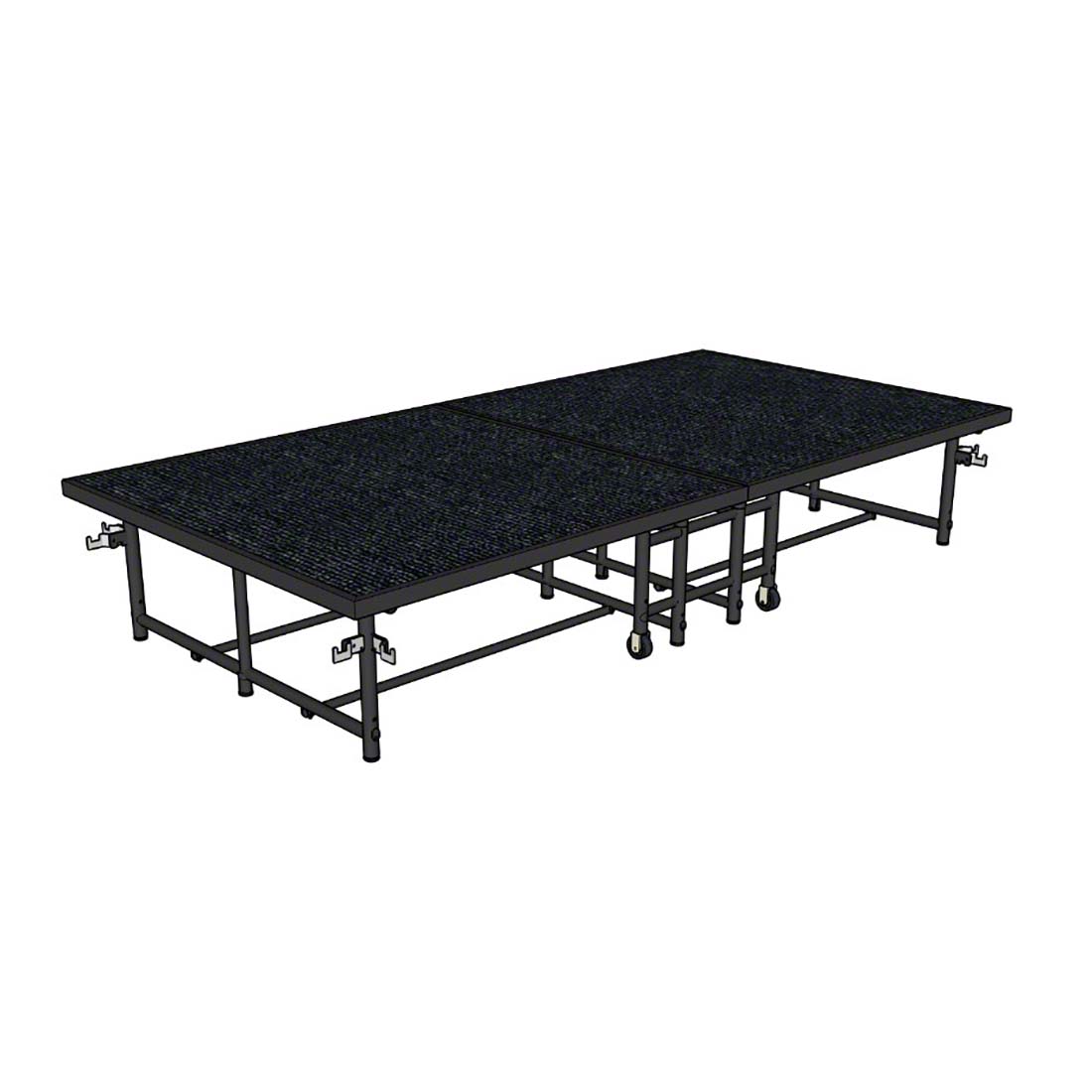 Midwest Folding Mobile 4'x8' Fold and Roll Stage MFP-MS