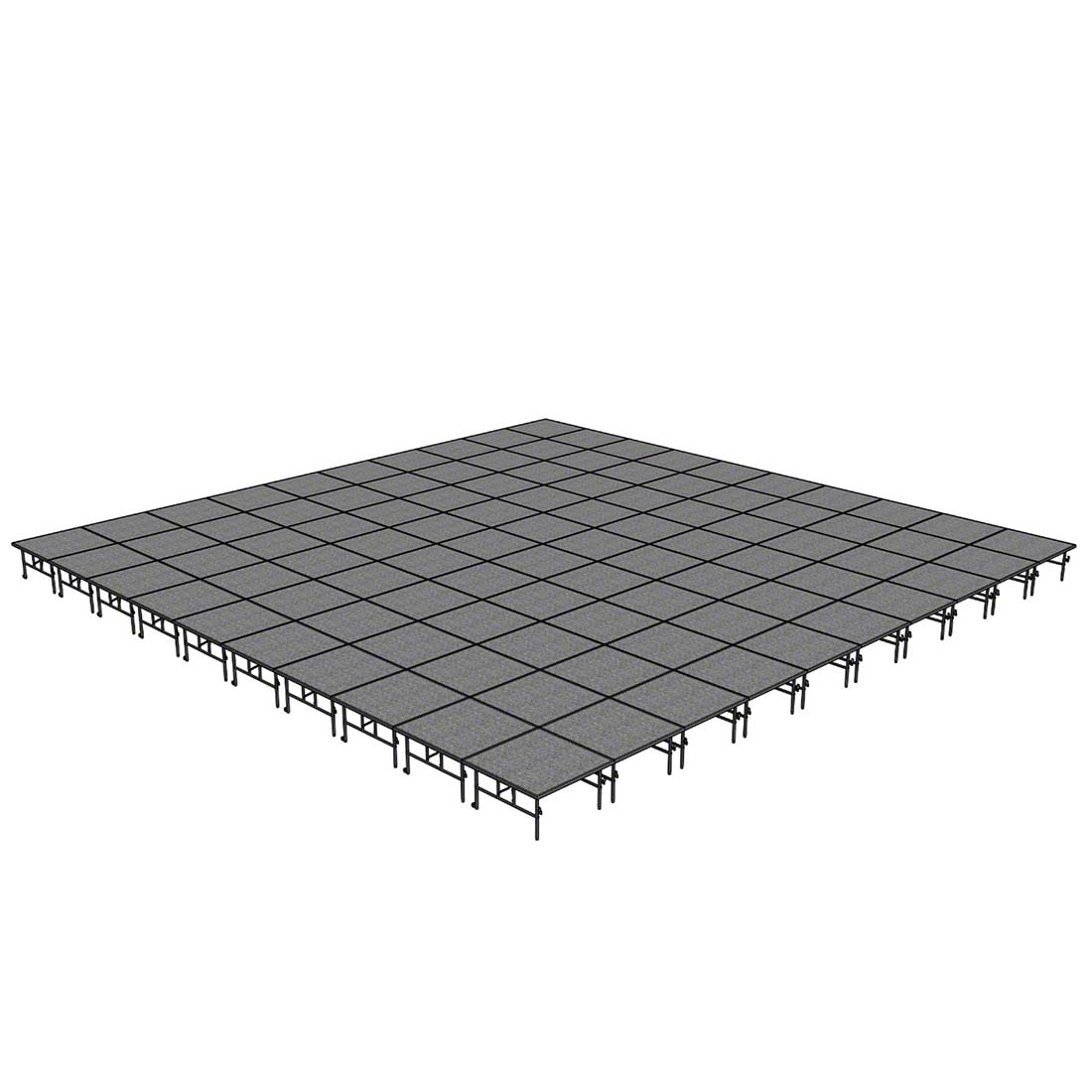 IntelliStage Lightweight 40'x40' Portable Stage | StageDrop