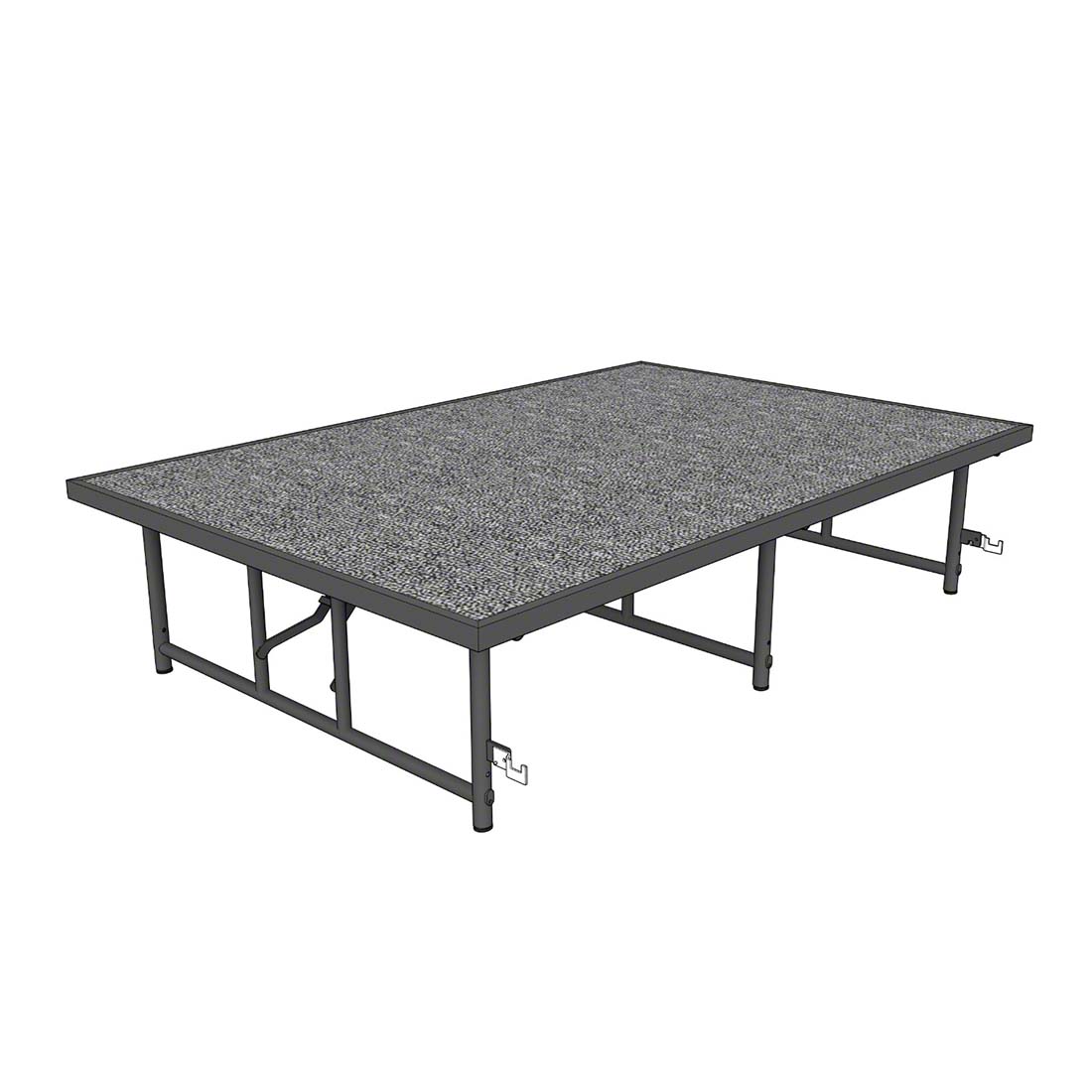 Midwest Folding 4'x6' Fixed-Height TransFold Stage | StageDrop
