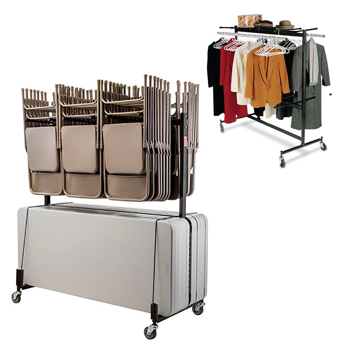 National Public Seating 42-8-60 Dolly for Folding Chairs, Tables and Coats