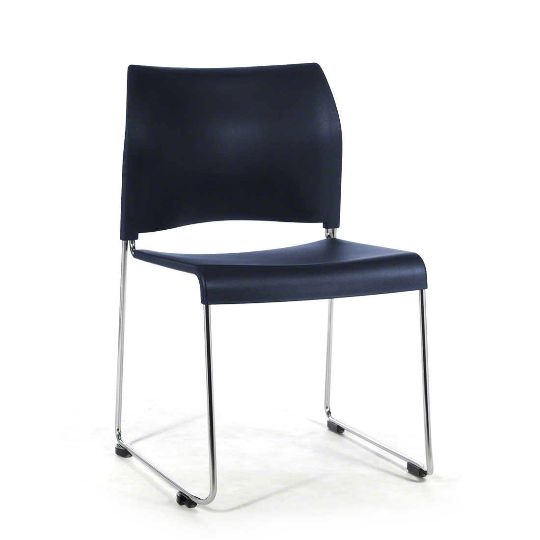 National Public Seating 8804 Cafetorium Plastic Stack Chair, Navy NPS-8804-11-04
