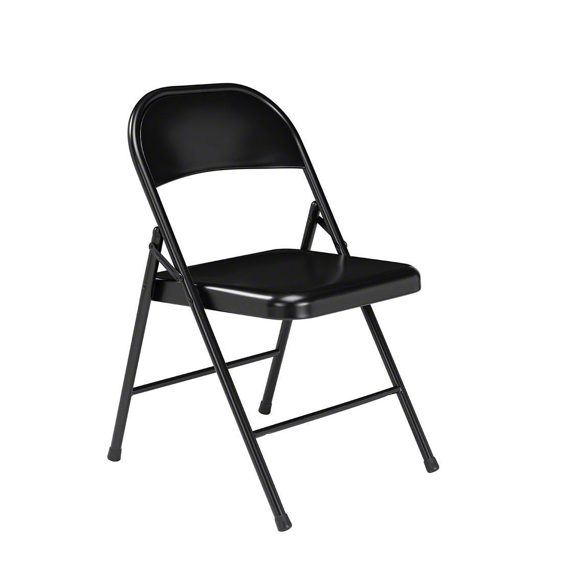 Basics by NPS 910 All-Steel Folding Chair, Black (4-pack)