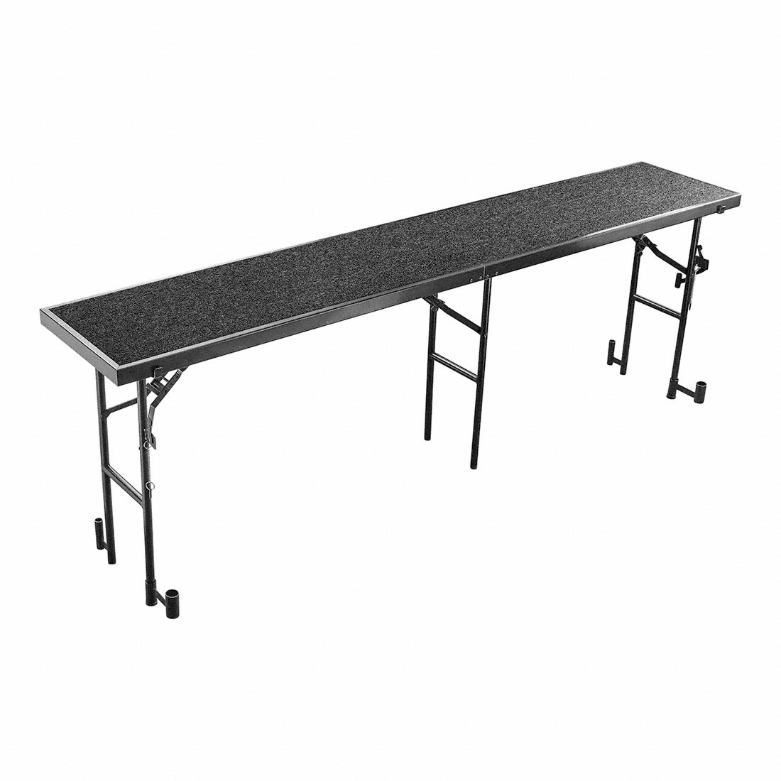 National Public Seating RS32C 8' Straight Standing Choral Riser, Carpet, 32" High