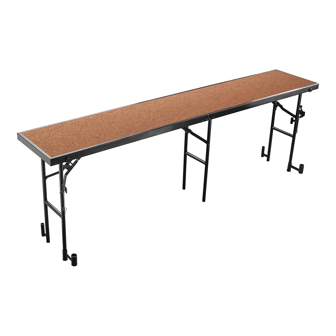 National Public Seating RS32HB 8' Straight Standing Choral Riser, Hardboard, 32