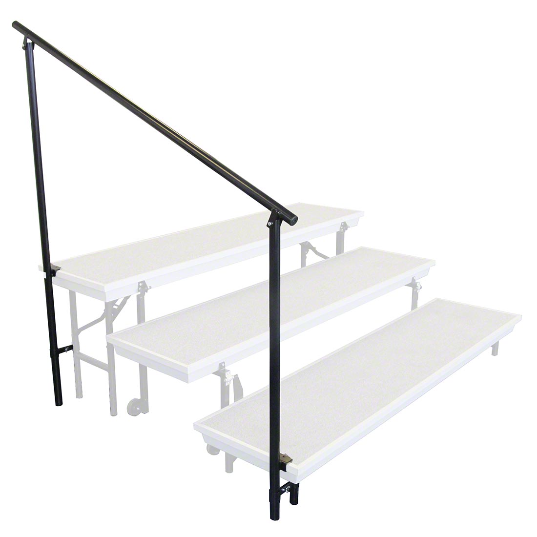 National Public Seating SGRTP3 Side Guard Rail for TransPort 3-Level Choral Riser
