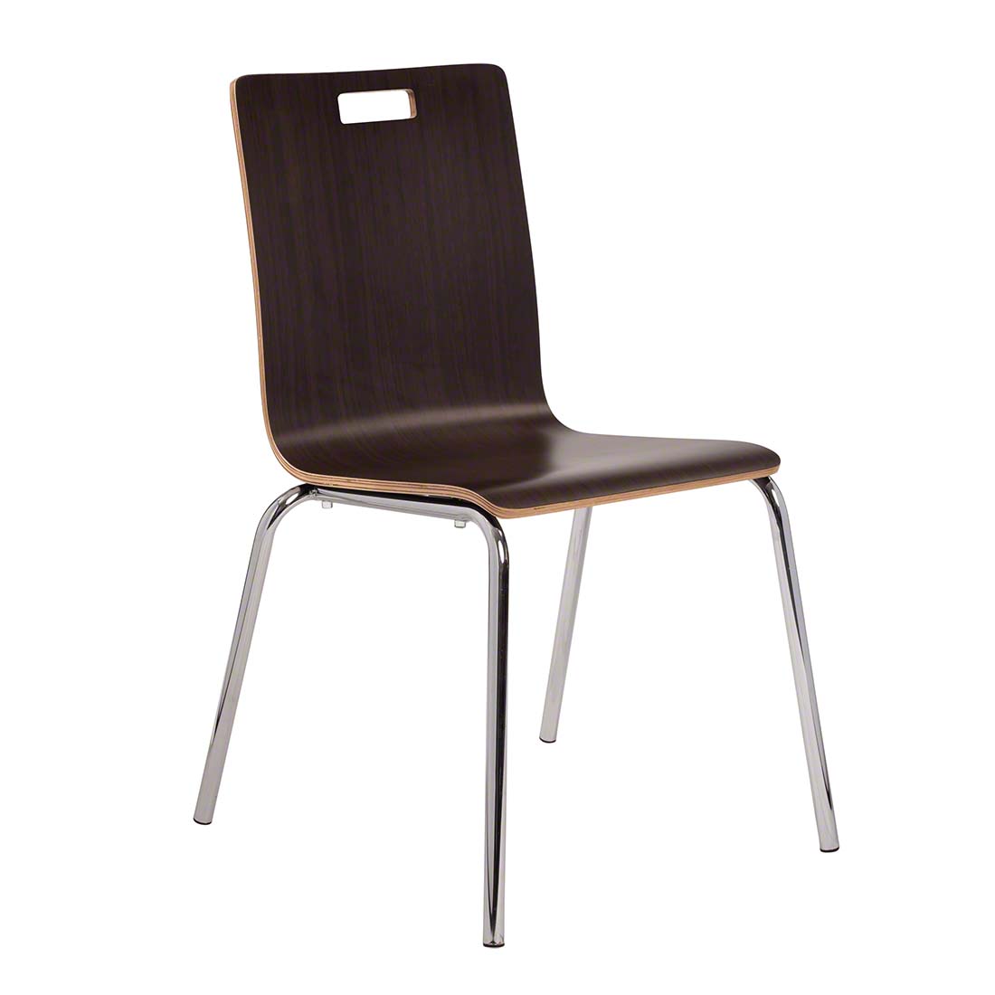 National Public Seating Bushwick Bentwood Cafe Stack Chair, Espresso NPS-BCC21