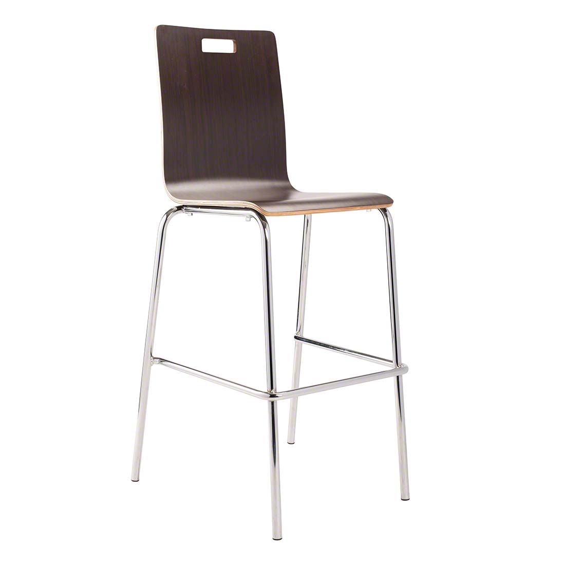 National Public Seating BCS21 Bushwick Bentwood Café Stool, Espresso  NPS-BCS21
