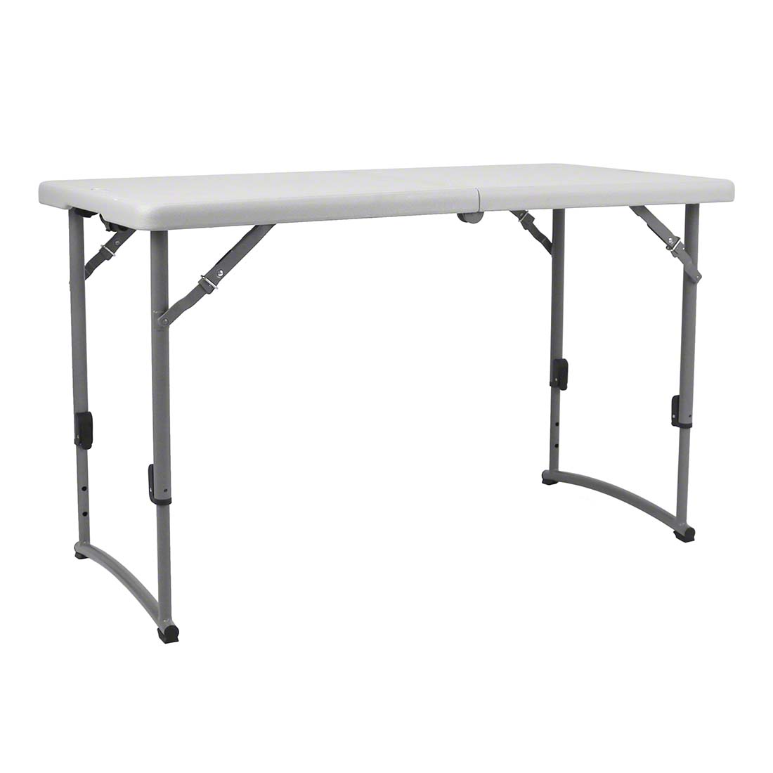 National Public Seating BFHT-2448A 24"x48" Heavy-Duty Height-Adjustable Fold-in-Half Table