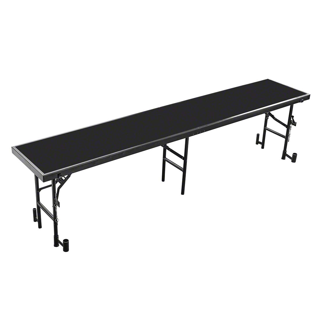 National Public Seating RS24P 8' Straight Standing Choral Riser, Polydeck, 24