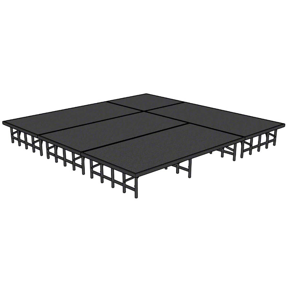 National Public Seating 12'x12' Portable Stage Kit
