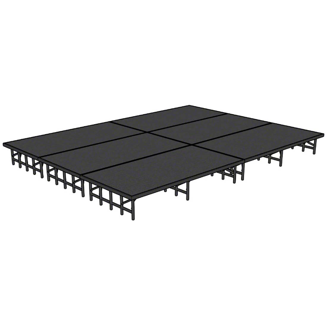 National Public Seating 12'x16' Portable Stage Kit