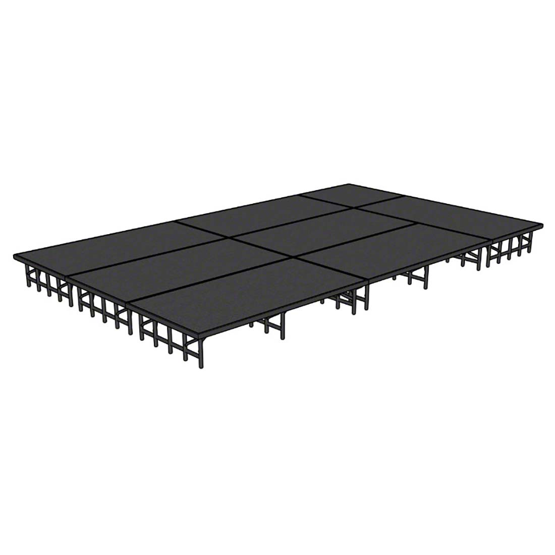 National Public Seating 12'x20' Portable Stage Kit