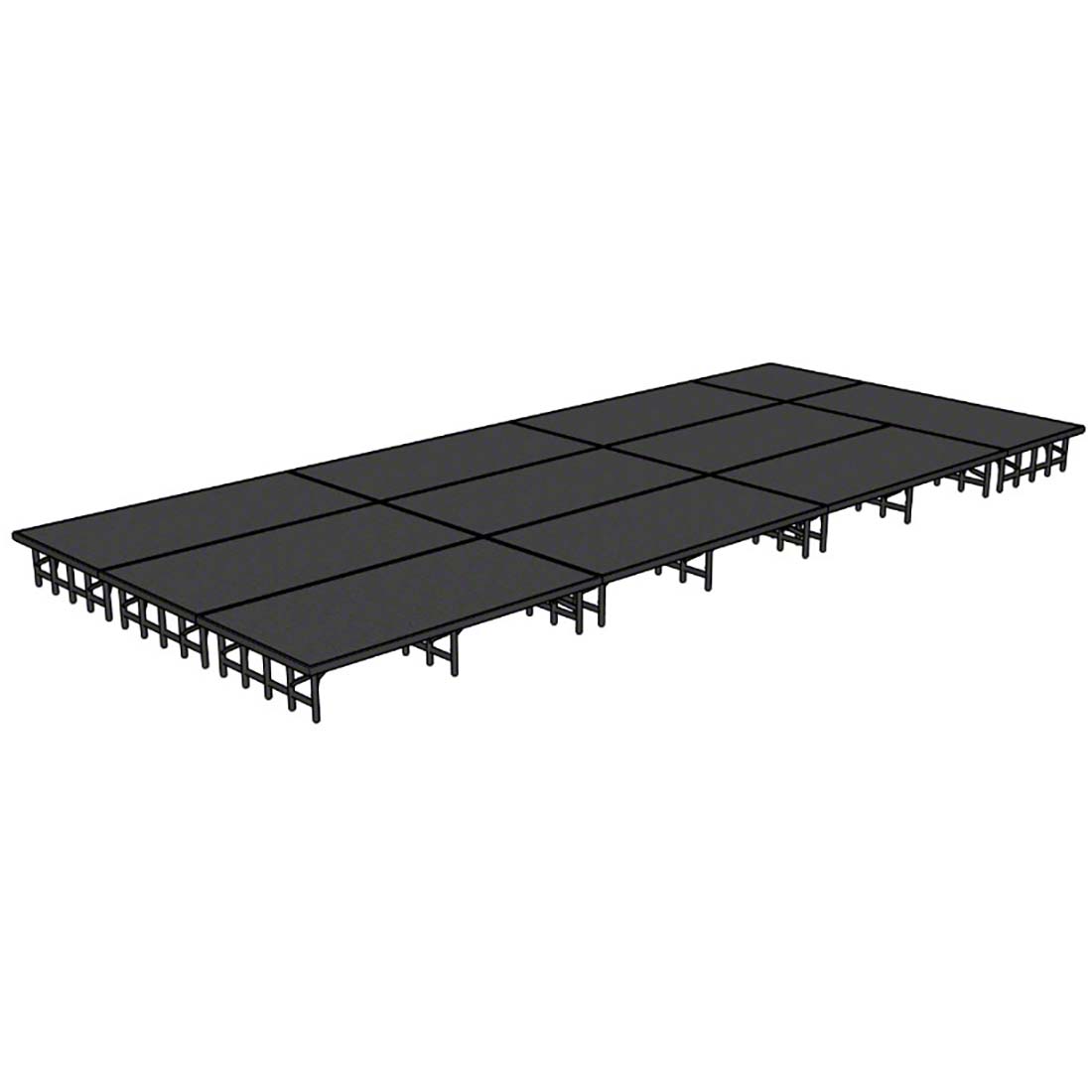 National Public Seating 12'x28' Portable Stage Kit