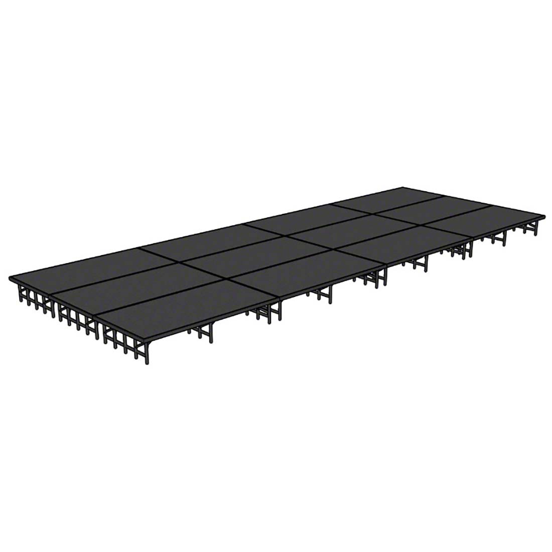 National Public Seating 12'x32' Portable Stage Kit