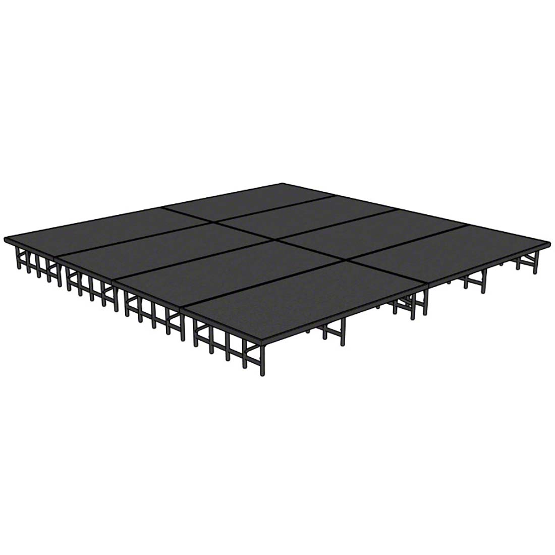 National Public Seating 16'x16' Portable Stage Kit