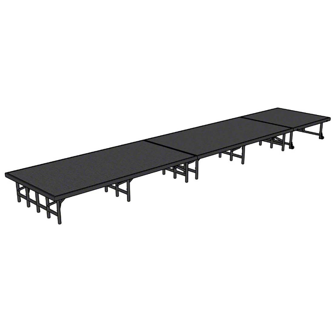 National Public Seating 4'x20' Portable Stage Kit