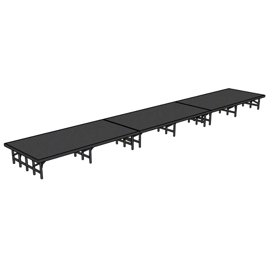 National Public Seating 4'x24' Portable Stage Kit