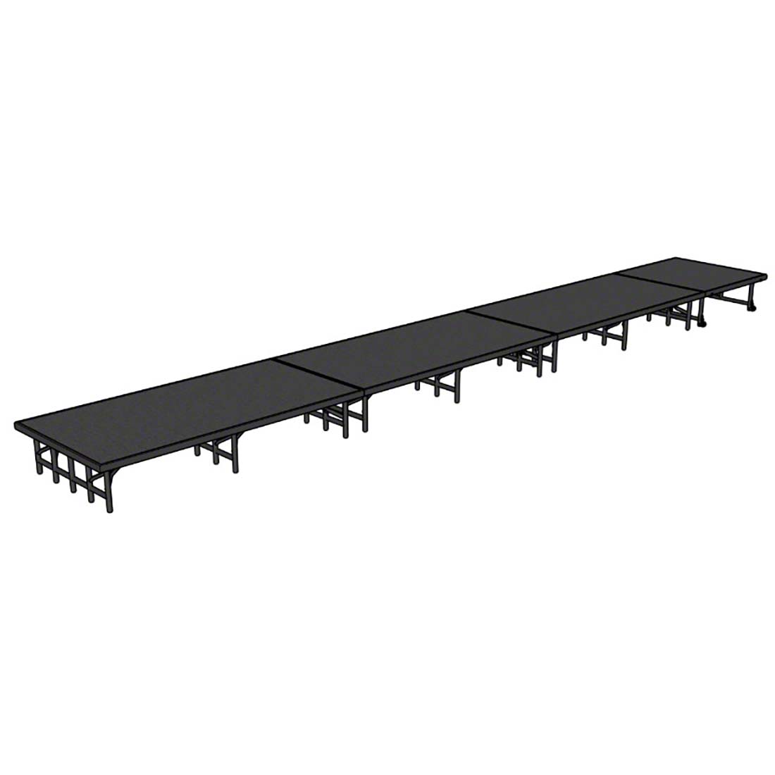 National Public Seating 4'x28' Portable Stage Kit