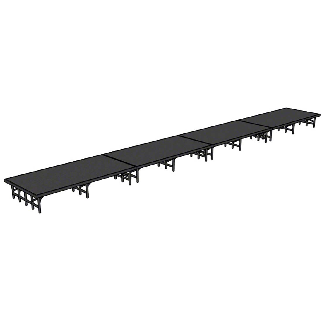 National Public Seating 4'x32' Portable Stage Kit