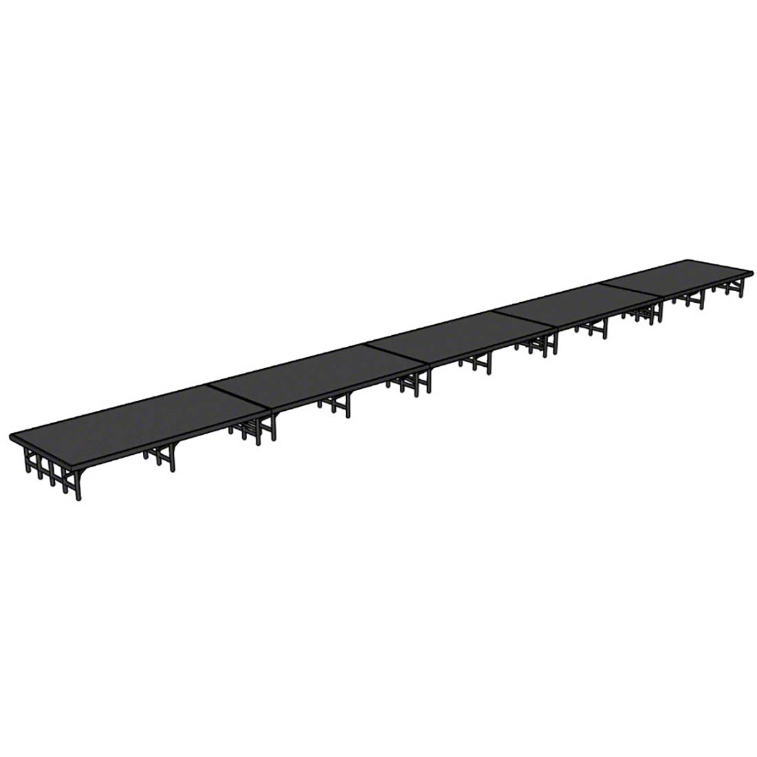 National Public Seating 4'x40' Portable Stage Kit