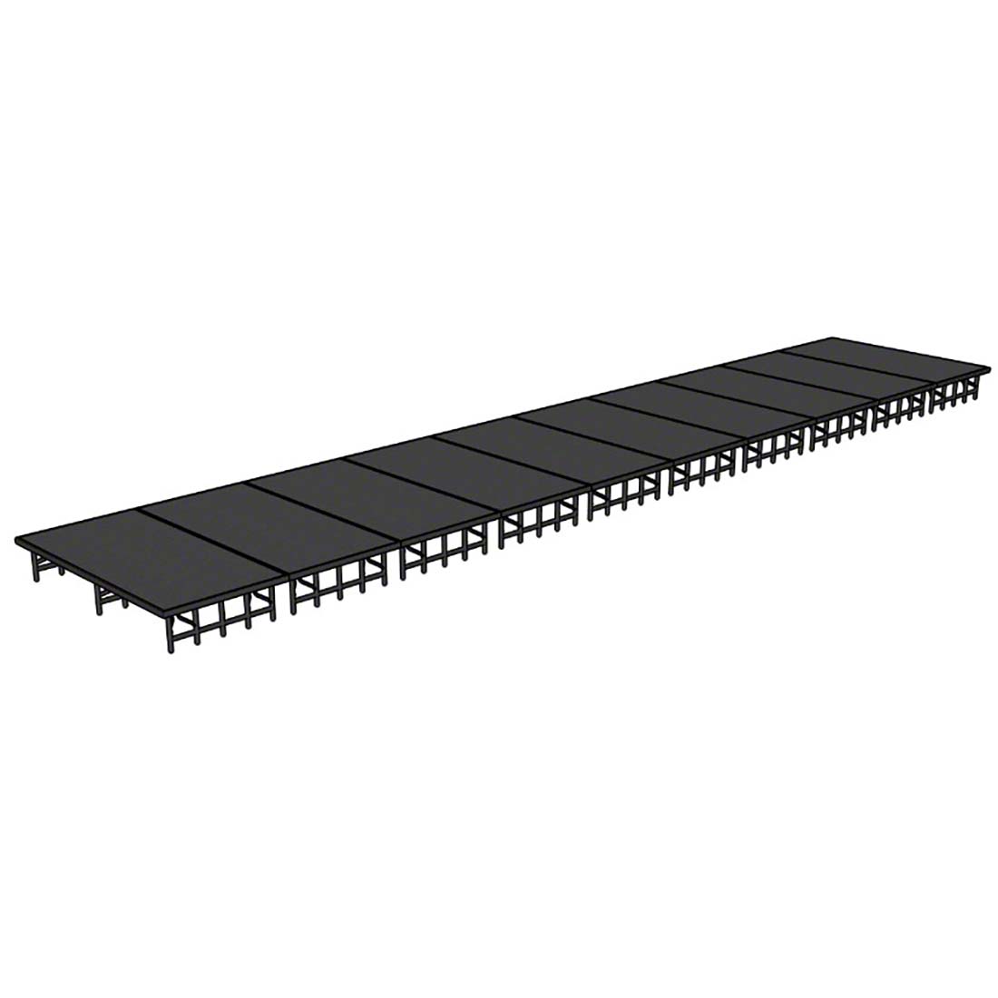 National Public Seating 8'x40' Portable Stage Kit