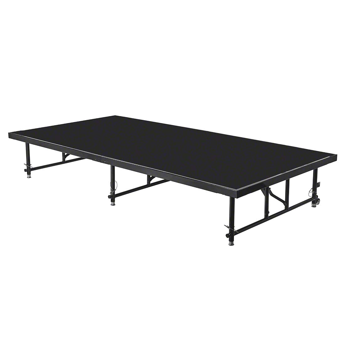 National Public Seating TransFix 4'x8' Stage Panel, 24"-32" High, PolyDeck Surface