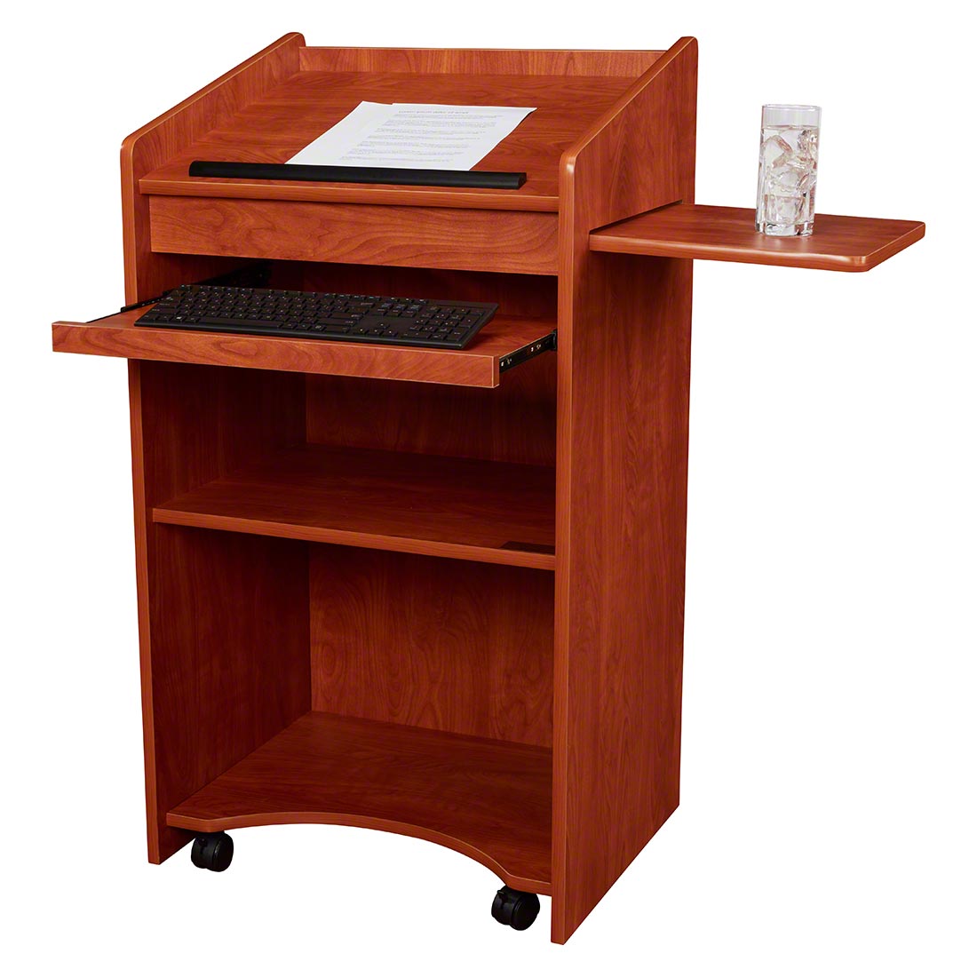 Oklahoma Sound 600-CH Aristocrat Non-Sound Lectern, Cherry 