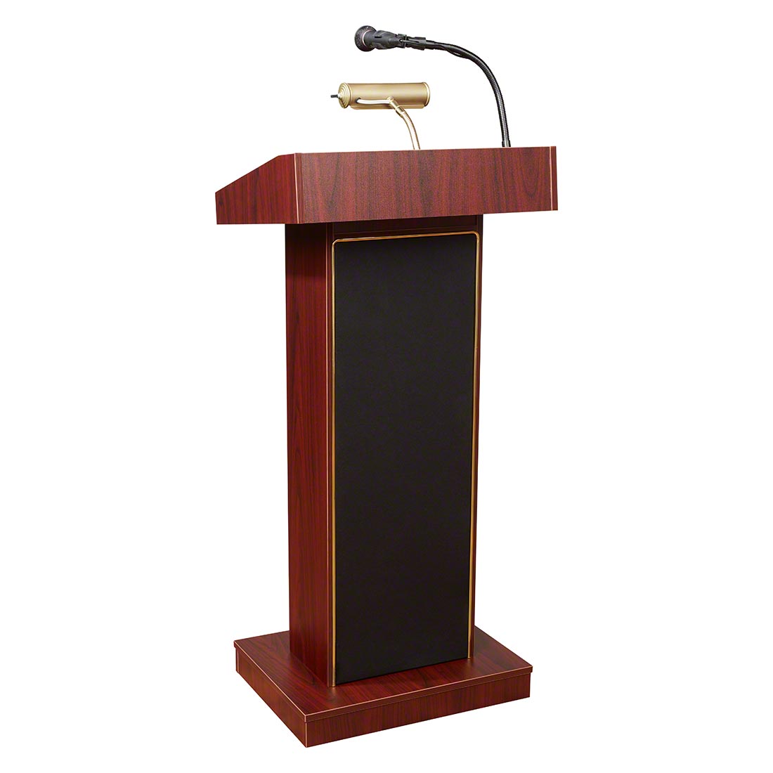 Oklahoma Sound 800X-MY Orator Sound Lectern, Mahogany OS-800X-MY
