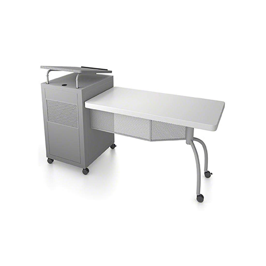 Oklahoma Sound EDPD Edupod Teacher's Desk &amp; Lectern Combo