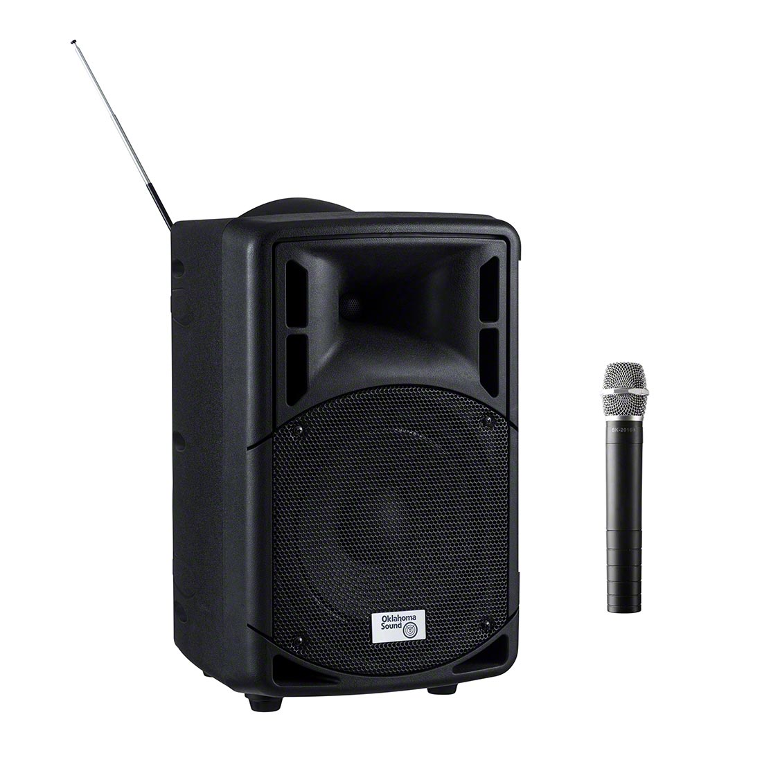 Oklahoma Sound 40-Watt PA System w/Wireless Handheld Mic