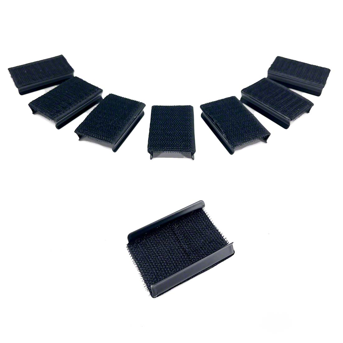 IntelliStage Hook and Loop Covered Skirt Clips (8-pack) ISSKRTCLIPX8