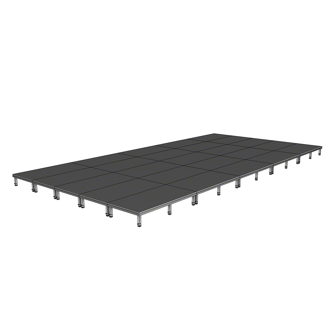 Biljax AS2100 20x40 Portable Stage Kit, 25 4x8 Decks | StageDrop