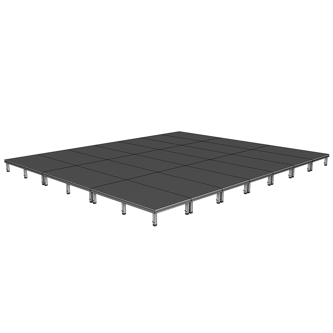 Biljax AS2100 24x24 Portable Stage Kit, 18 4x8 Decks | StageDrop