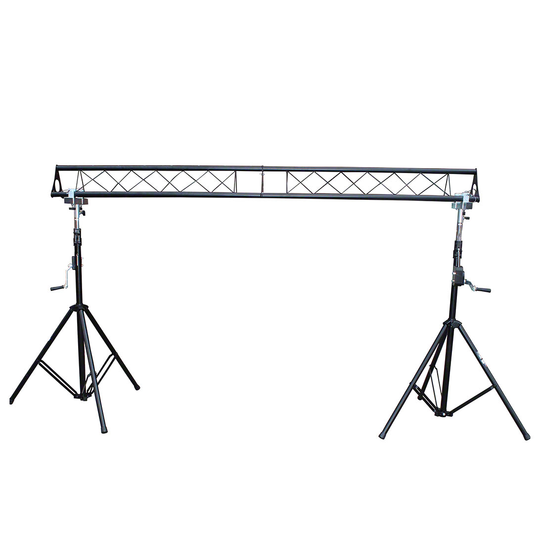 ProX Portable Lighting Stand System with Triangle Truss and Crank Stands, 15' Width x 10' Height