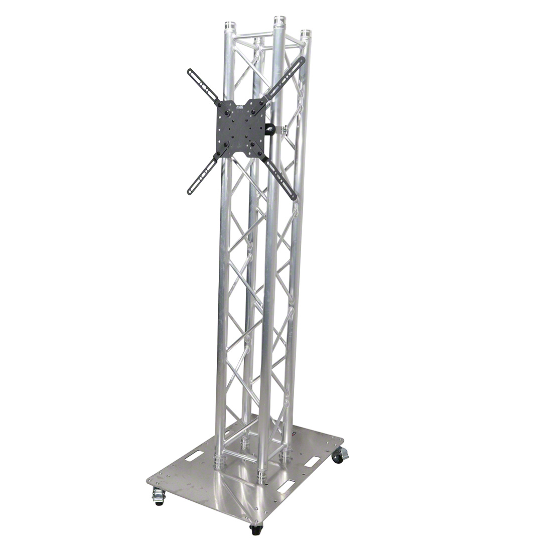 ProX 2m Rolling Totem Package with TV Mount (for up to 80" TV)
