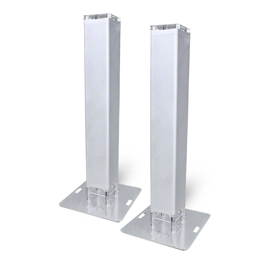 ProX K-Truss Light-Duty Square Truss Totem Package with White Scrims, 2.5m Height