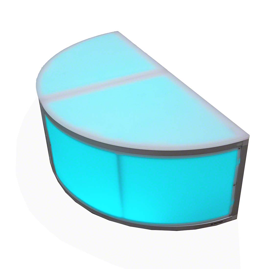 ProX Lumo Stage 2'x4' Half-Circle Acrylic Stage Kit, 16