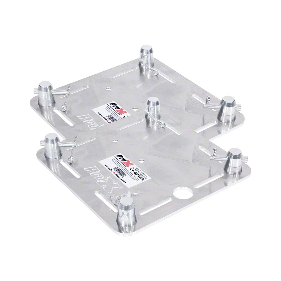 ProX F34 Square Truss 6mm Top Plate with Connectors (2-Pack) PRX-XT-BP12AX2