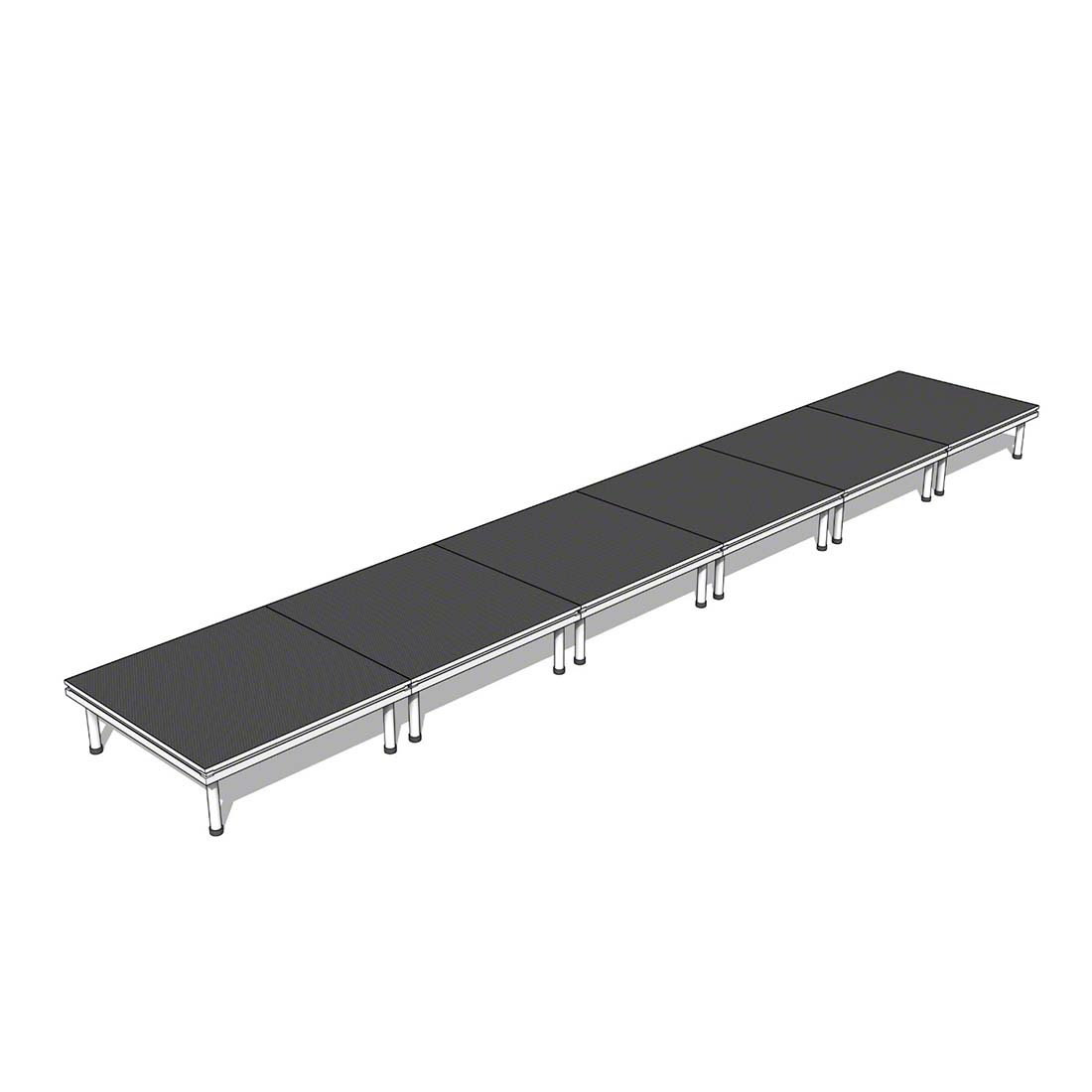 QuickLock Staging 4'x24' Indoor/Outdoor Stage System